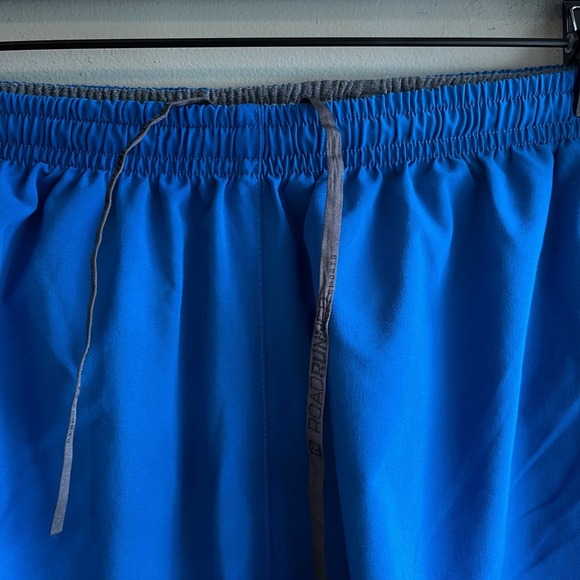 Road Runner Blue Running Shorts Lightweight Athletic Workout Activewear Shorts - Picture 6 of 13